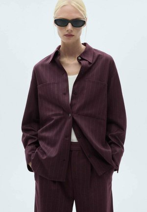 Mango Overhemdblouse - bordeaux