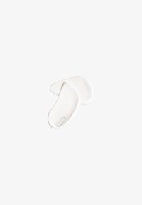 White silicone insoles with a smooth, flexible surface, featuring a contoured shape for foot support and a small hole for breathability.