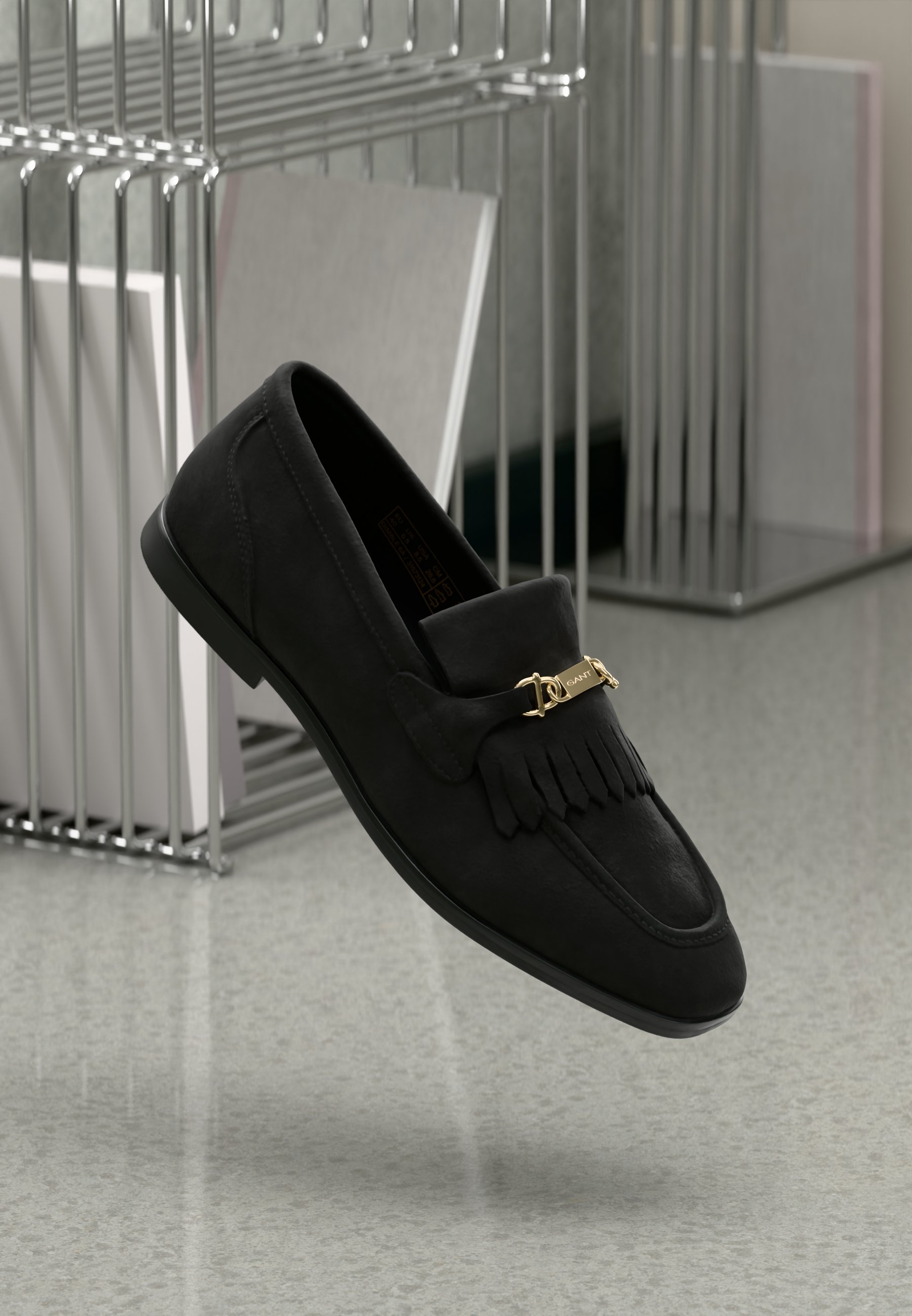 GANT GIMBLE Zapatos sin cordones black/negro