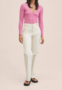 Mango Cardigan - neon pink