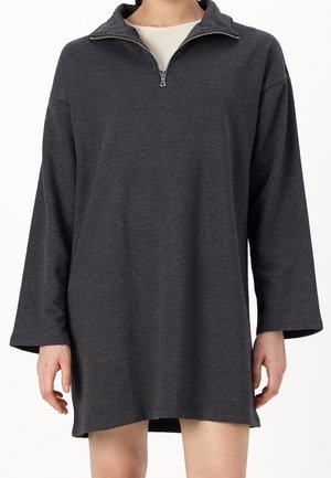 Hverdagskjole - mottled dark grey