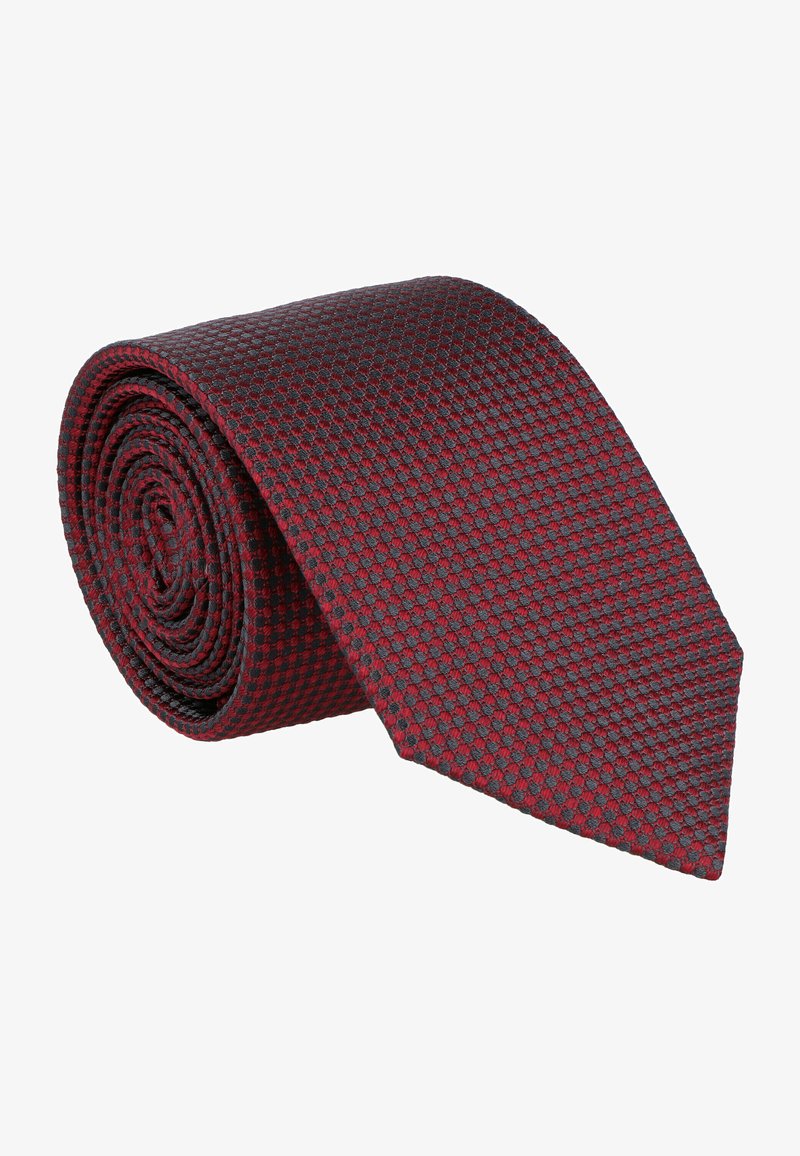 WILLEN UNI BI-COLOR - Tie - bordeaux