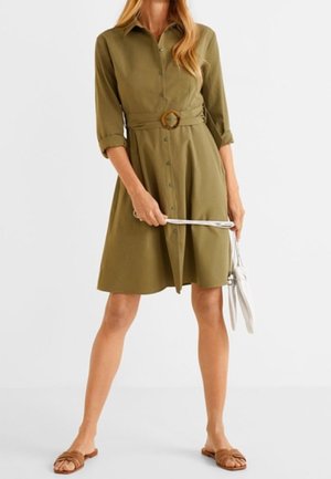 Mango, Robe chemise - khaki