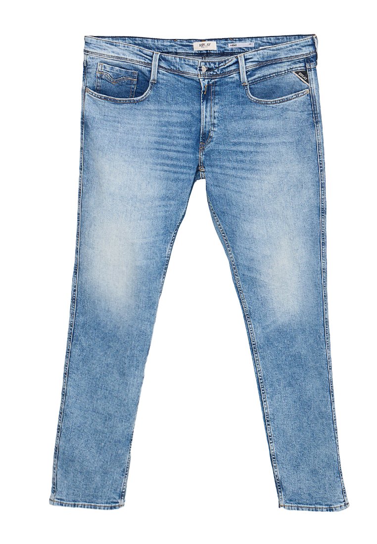 Replay Slim fit jeans lichtblauw
