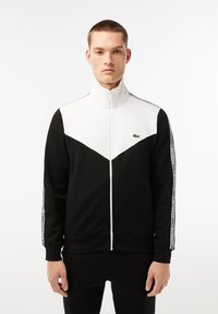 Lacoste Sport - JACKET TAPERED - Felpa con zip - noir   blanc Immagine in miniatura 1