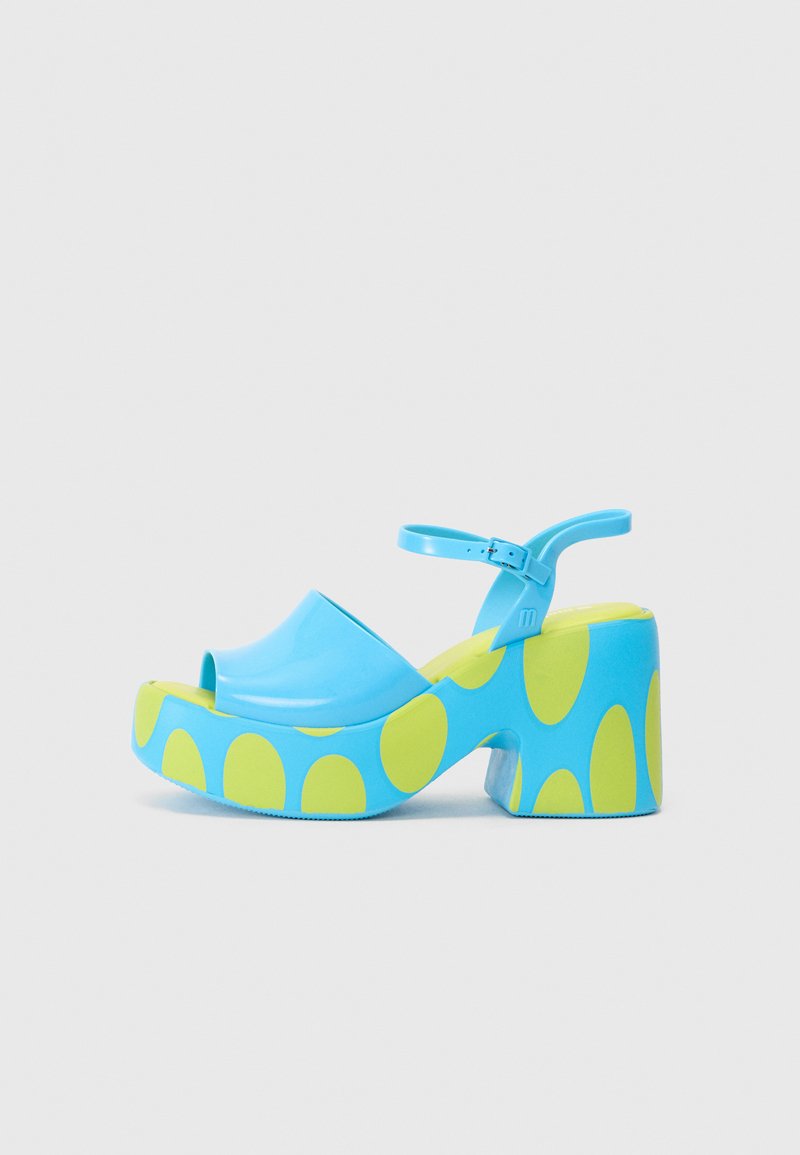Melissa LINA - Platforminiai sandalai - blue/green