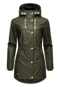 Navahoo - RAINY FOREST - Regenjas - dark olive Miniatuurafbeelding 1