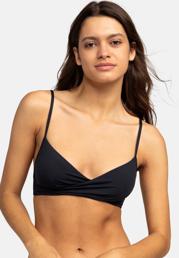 BEACH CLASSICS WRAP - Bikini-Top - anthracite