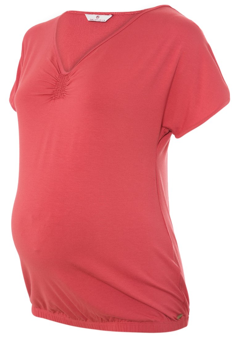 bellybutton T-shirt basic koraalrood