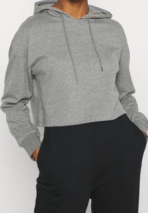Sweat à capuche - mottled grey