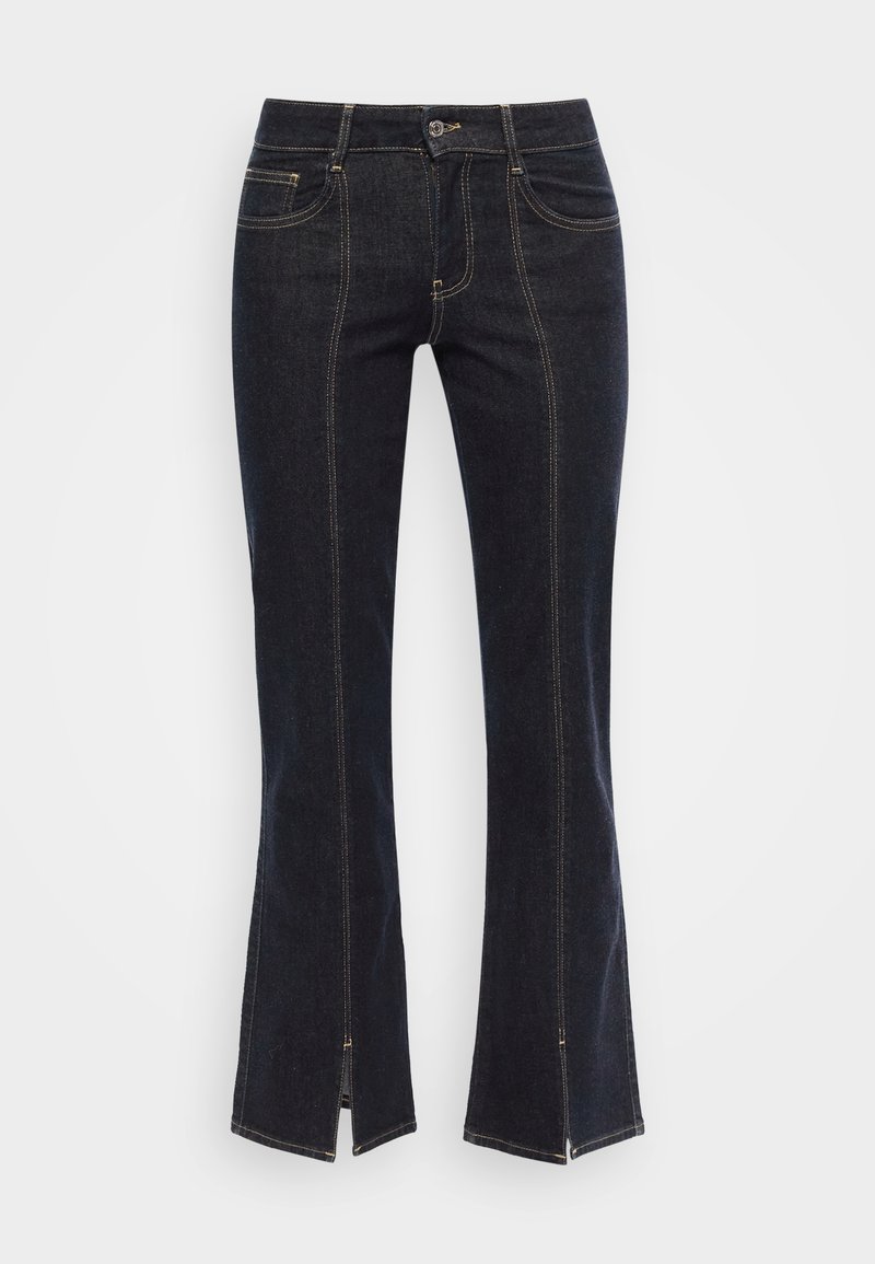 Gina Tricot Flared Jeans donkerblauw denim