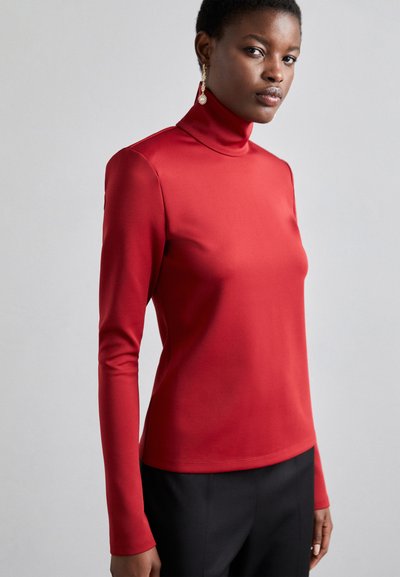 Sara Battaglia TURTLE NECK - Μπλούζα με μακριά μανίκια - mosto