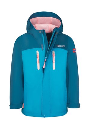 TROLLKIDS, BRYGGEN  - Outdoor jacket - madeira blue/harbor blue/peony rose