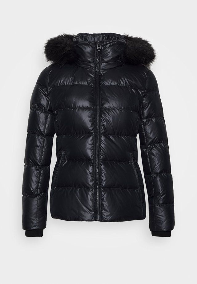 Glanzende Daunenjacke Damen