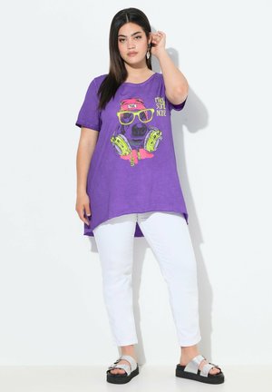 A-LINIE HIPHOP HUND - Print T-shirt - violet