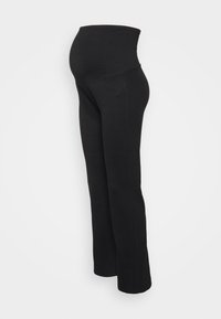 MAMALICIOUS MLNILA FLARED - Leggings - Calças - black