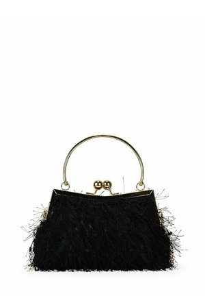 CON BOQUILLA Y ASA METÁLICA - Bolso de mano - black
