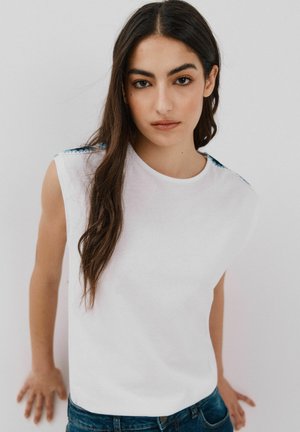 Print T-shirt - white