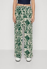 JDY - JDYNILE LIFE WIDE - Trousers - dark green Thumbnail Image 1