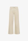 DANGOMW 157 HIGH XWIDE - Jean flare - oatmeal