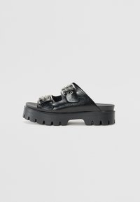 Slip-on sandaler - black