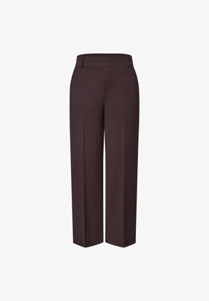 Street One, WIDE LEG HOSE MIT KNOPFDETAILS - Pantalon classique - ruby vine