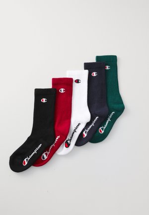 SEASONAL CREW UNISEX 5 PACK - Chaussettes - wht/nny/nbk/fpg/din