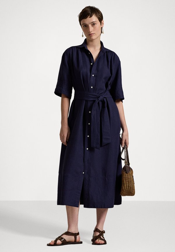 BELTED SILK BLEND SHIRTDRESS - Shirt dress4
