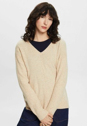 Esprit Strickpullover - sand