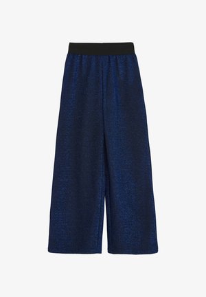GLITTER - Stoffhose - blue quartz
