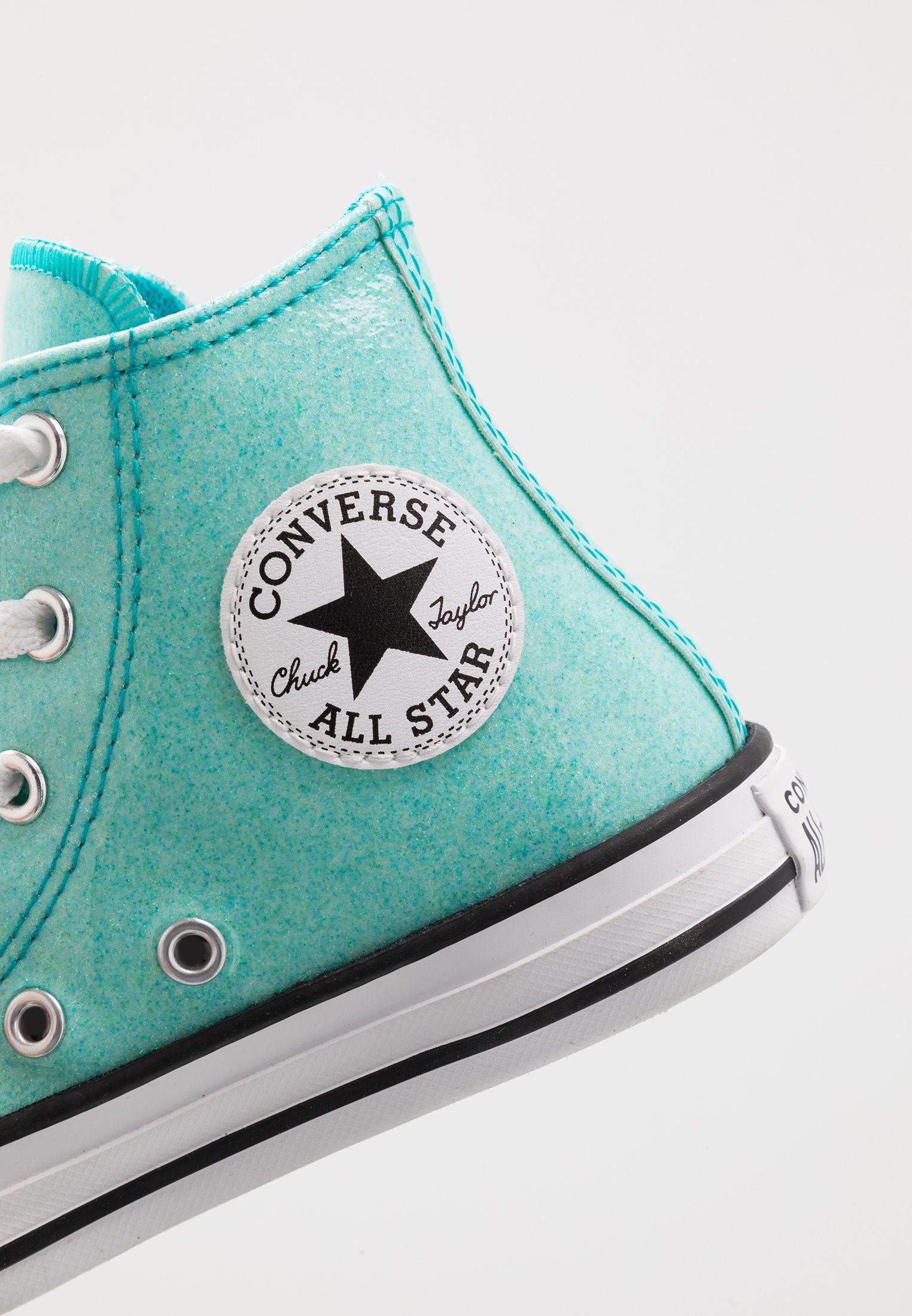 converse glitter aqua