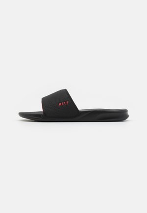 ONE SLIDE - Rantasandaalit - black/red
