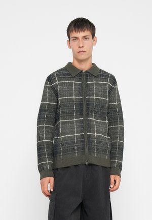 FULL ZIP - Gilet - black/moss
