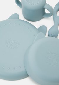 Liewood VIVI UNISEX SET - Laste sööginõude komplekt - rabbit sea blue