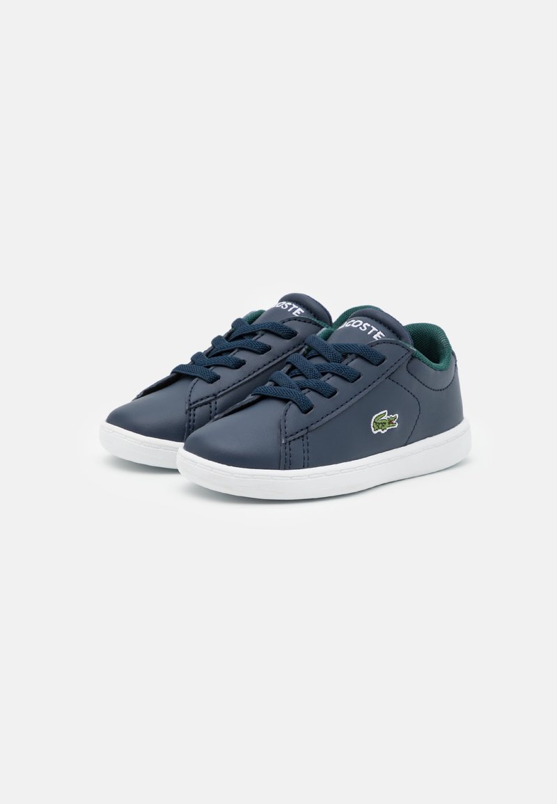 lacoste navy carnaby evo trainers
