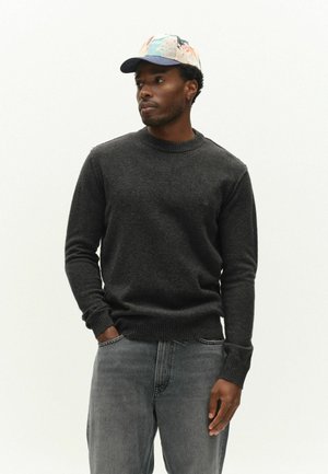 Gabba, GABTOKOTA ELEMENT AICO LS KNIT - Jumper - dark grey mel