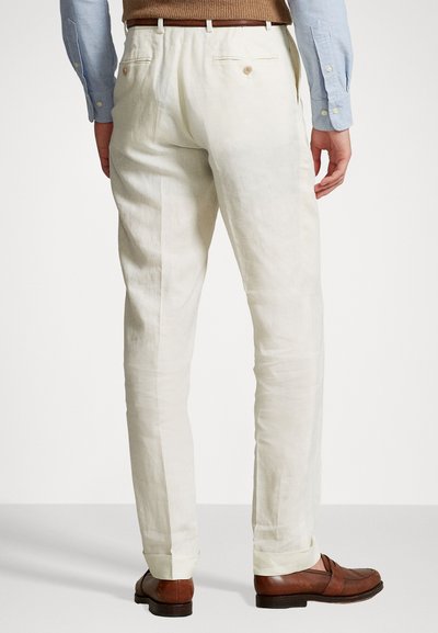 Polo Ralph Lauren LINEN SUIT TROUSER - Bukse - cream