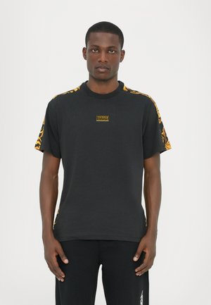 BAROCCO - T-shirt imprimé - black/gold