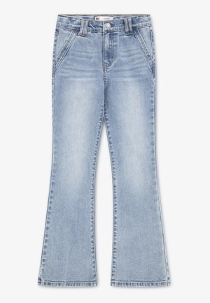 Zvonové džínsy - worn in blue