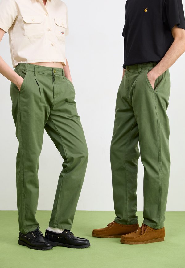 DRILL WAITER PANT UNISEX - Trousers - olive