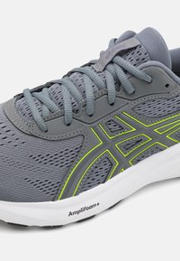 ASICS GEL-CONTEND 9 - Scarpe da corsa su strada - steel grey/safety yellow