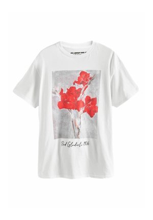 LICENSE MATISSE FRONT GRAPHIC SHORT SLEEVE - Apdrukāts T-krekls - white