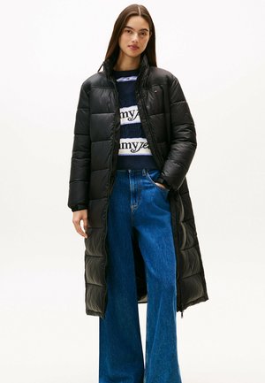 LONGLINE PUFFER - Wintermantel - black