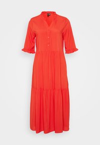 VMEASY 2/4 CALF DRESS - Shirt dress - fiery red