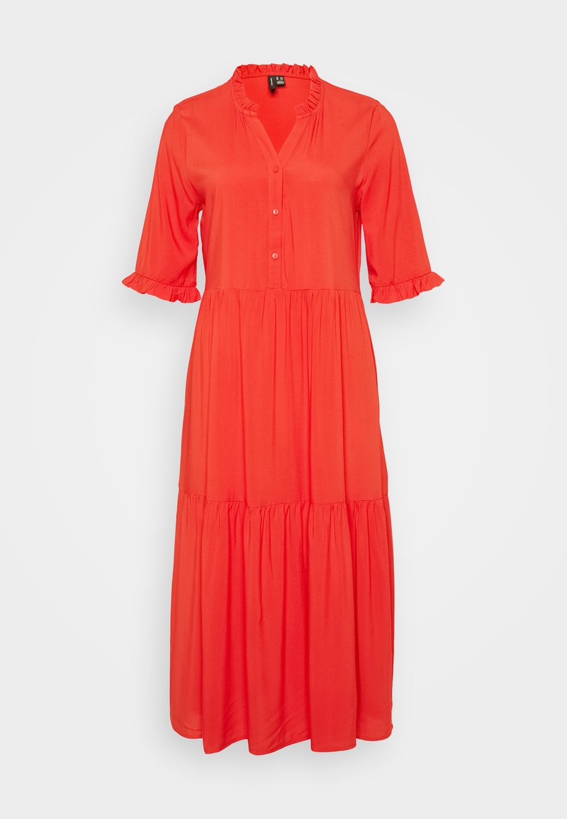 Vero Moda Tall Blousejurk rood Vero Moda Tall Blousejurk rood