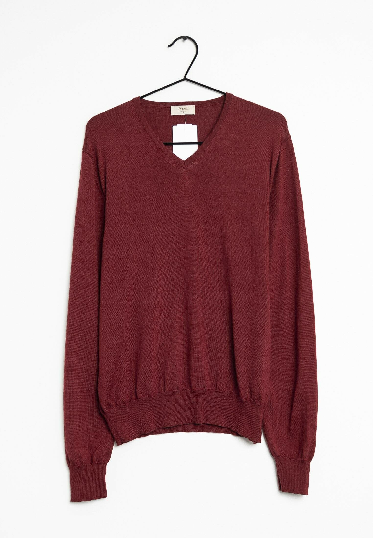 T.M.Lewin Jumper - red - (Pre-owned 