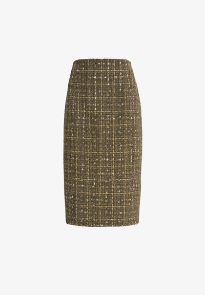 Luisa Spagnoli FARA - Fustă tip creion - var verde oro