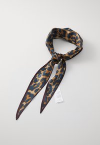 LEOPA DIAMOND SCARF - Foulard - black