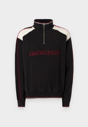 QUARTER ZIP UNISEX - Camisola - black