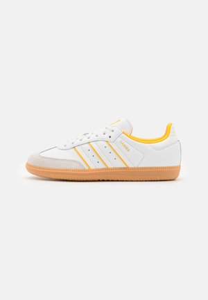 SAMBA OG UNISEX - Sneaker low - footwear white/crystal white/crew yellow